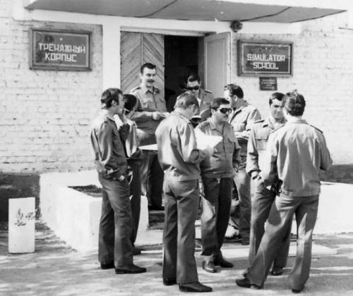 MiG-23 aircraft simulator school at Logovoye in 1979