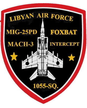 Libyan 1055th MiG-25PD Squadron badge