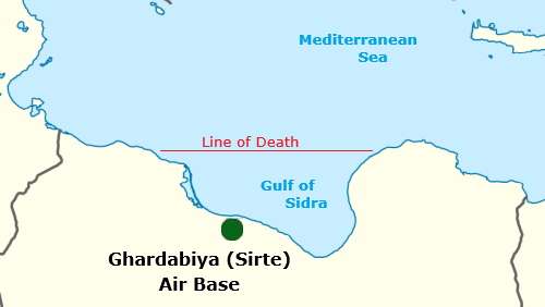Line of Death Gulf of Sidra