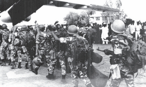Libyan IL-76M Candid at Chad in 1981