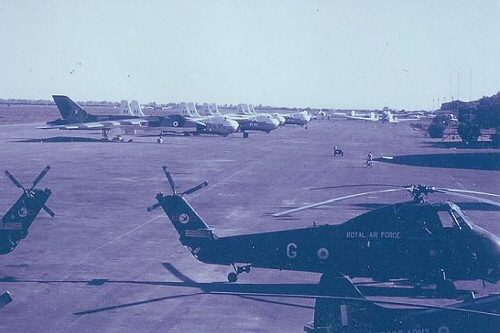 RAF Idris airport RAF Vulcan bomber. Photo: Colin Derbyshire