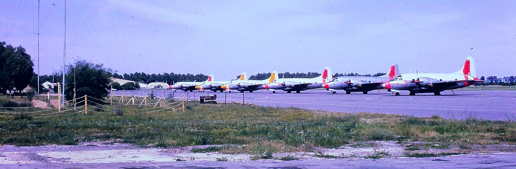 RAF Idris airport Vickers Valetta trainer aircrafts. Photo: Paul Hargreaves
