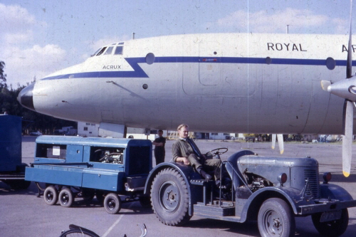 RAF Idris airport RAF Transport Command Bristol Britannia Photo: Dave Paisley