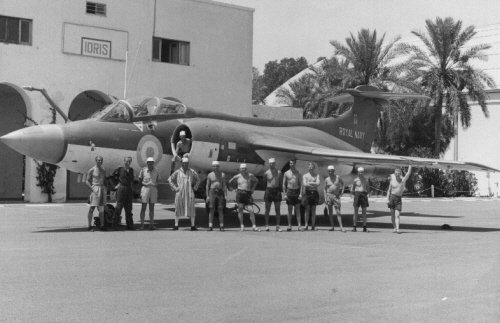 RAF Idris Royal NAVY Blackburn Buccaneer 1965 Photo: Max Stuteley