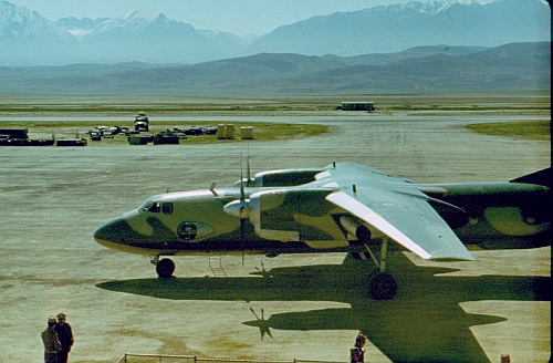 Afghan An-26 at Mazar-i-Sharif airport