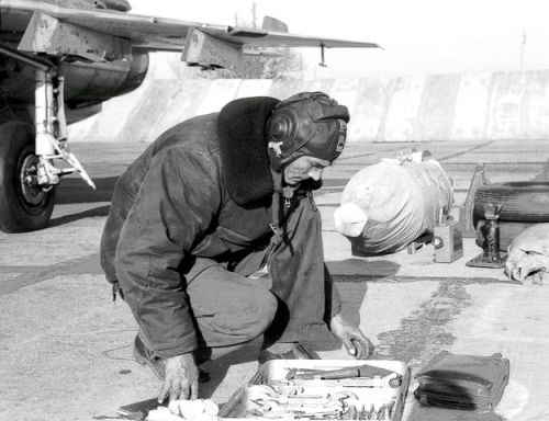 Soviet Air Force Turkestan Military District MiG-21bis Fishbed-L 115th Fighter Air Regiment Kokayty airport