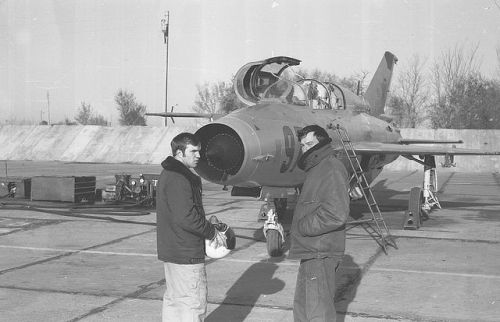 Soviet Air Force Turkestan Military District MiG-21UM Mongol-B 115th Fighter Air Regiment Kokayty airport
