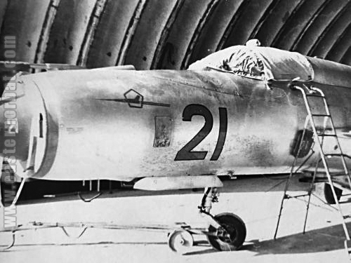 Soviet Air Force Turkestan Military District MiG-21PFM Fishbed-F 217th Fighter-Bomber Air Regiment Kzyl-Arvat airport