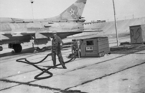 Soviet Su-17M3 Fitter-H bomber in Turkestan Military District