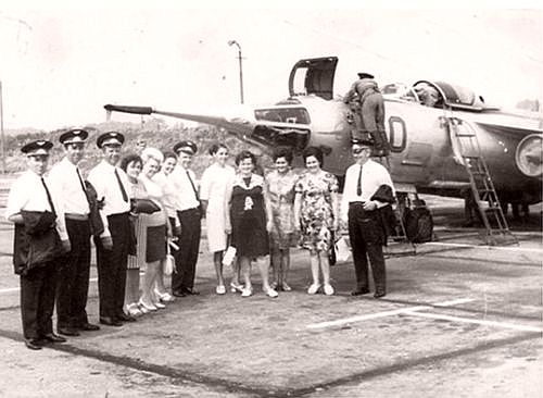 Soviet Air Force in Poland. 164th independent Guard Reconnaissance Air Regiment Yak-28PP Brewer-E ECM in Brzeg airfield