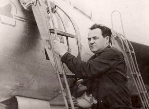 Soviet Air Force in Poland. 164th independent Guard Reconnaissance Air Regiment Yak-28R Brewer-D in Brzeg airfield