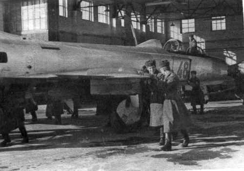 Soviet Su-15 Flagon at Marneuli, Sandar airport