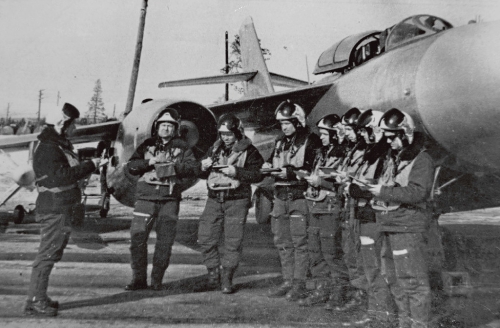 Soviet Yak-28P Fireball at Monchegorsk in 1968. Photo: Alexandra Puskina collection