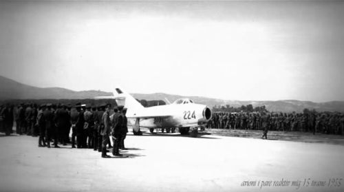 Albanian MiG-15bis in 1955 Albanian MiG-15bis in 1955