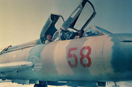 Soviet 217th regiment Su-7U Moujik Kzyl-Arvat