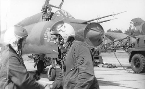 USSR Su-17M3 at the Allstedt airport in  East Germany