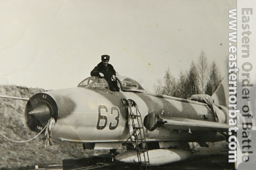 Soviet 305th Fighter-Bomber Air Regiment Su-7BM Fitter-A at Postavy