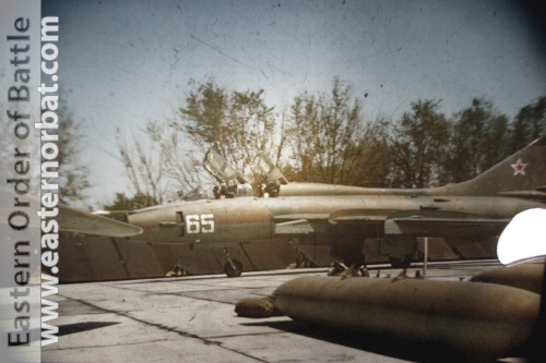 USSR 381st independent Reconnaissance Air Regiment's Su-17UM3 Fitter-G in Chimkent