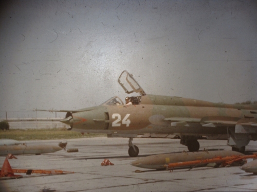 USSR 381st independent Reconnaissance Air Regiment's Su-17M3R Fitter-H in Chimkent