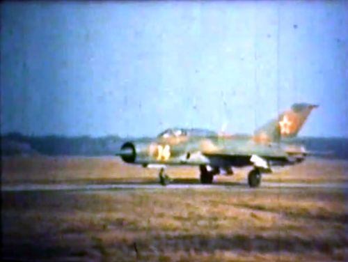 Soviet Air Force 42nd Guard Fighter Bomber Air Regiment at Zagan MiG-21PFM Fishbed-F in Poland