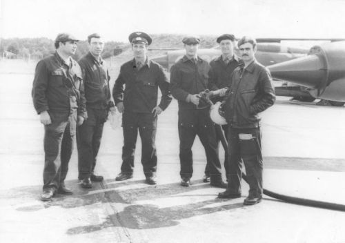 Soviet Air Force 42nd Guard Fighter Bomber Air Regiment at Zagan MiG-21PFM Fishbed-F in Poland