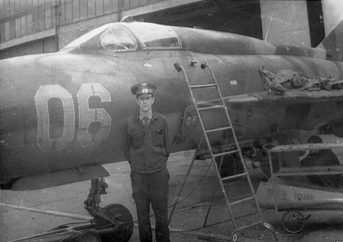 Soviet Air Force 42nd Guard Fighter Bomber Air Regiment at Zagan MiG-21PFM Fishbed-F in Poland