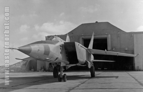 Soviet MiG-25 Foxbar- at Cairo-West airport Egypt