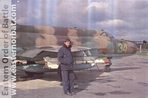 Soviet 582th Fighter Air Regiment at Chojna Poland MiG-21SMT Fishbed-K with R-3R AA-2 and R-60 AA-8 missile