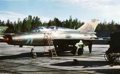 The MiG-21UM Mongol-B in Leningrad