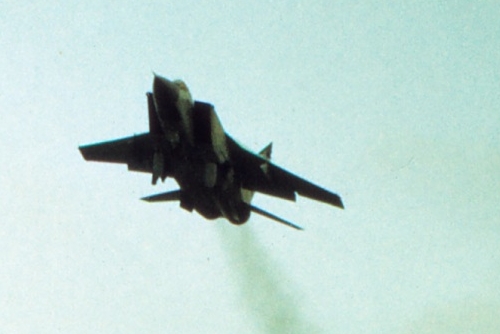 Soviet MiG-31 Foxhound at Amderma airport