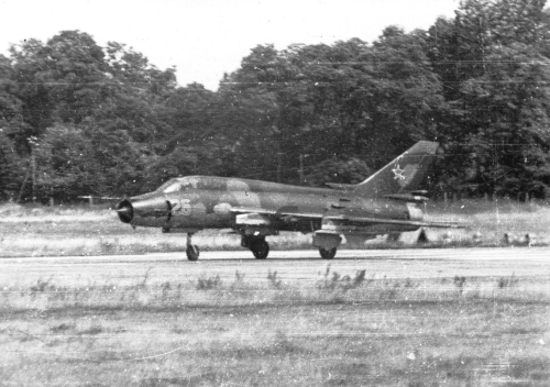 730th Fighter Bomber Air Regiment's Su-17M4 Fitter-K at Neuruppin