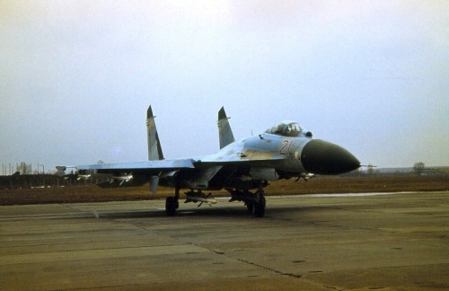 The Soviet 831st Fighter Air Regiment's Su-27 Flanker 