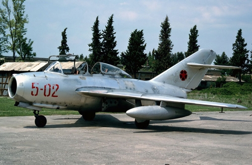 Albanian MiG-15UTI Midget. Photo: George Kamp