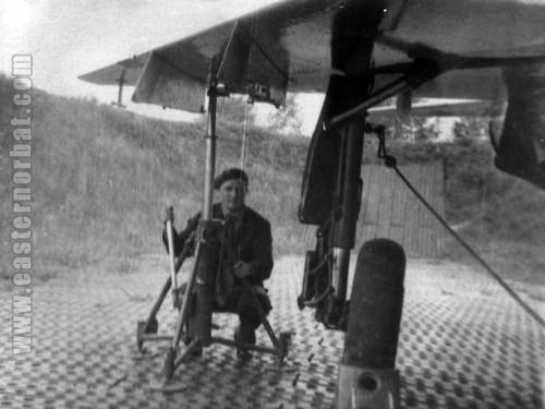 Soviet Air Force 911th Fighter-Bomber Air Regiment MiG-21S Fishbed-J in Lida airport