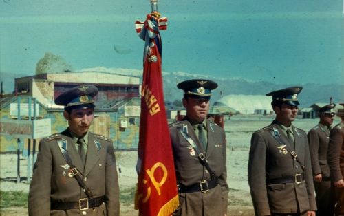 Soviet 115th Fighter Air Regiment at Afghanistan in 1980 with MiG-21bis