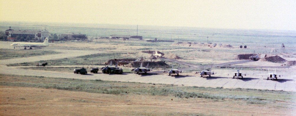 USSR MIG-25P Foxbat-A and Su-11 Fishpot-C at Astrakhan USSR MIG-25P Foxbat-A and Su-11 Fishpot-C at Astrakhan