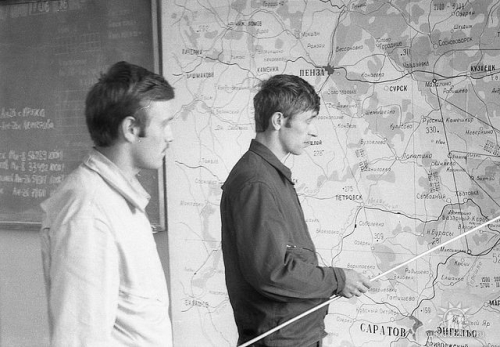 Soviet student at Sennoy - Bagay-Baranovka airbase in the seventies