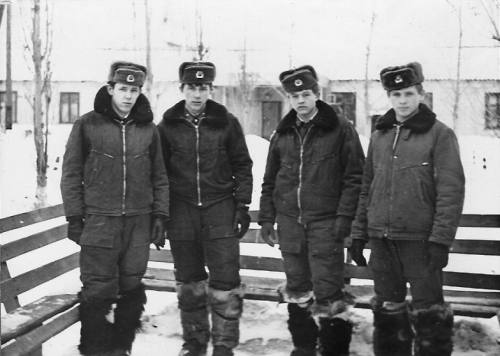 Soviet student at Sennoy - Bagay-Baranovka airbase in the seventies