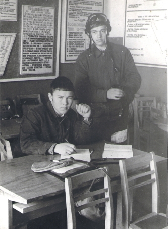 Soviet student at Sennoy - Bagay-Baranovka airbase in the seventies
