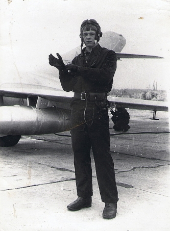 Soviet MiG-17 Fresco-A at Sennoy - Bagay-Baranovka airbase in the seventies