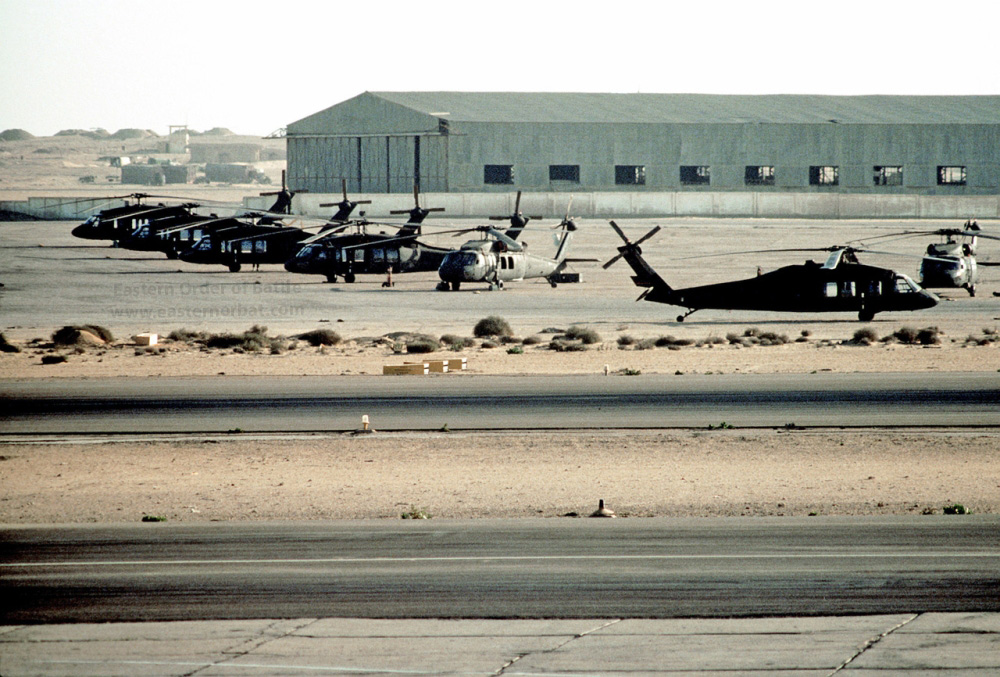 Exercise Bright Star '80, Bright Star 1980, USAF in Egypt, US Army UH-60A Black Hawk,