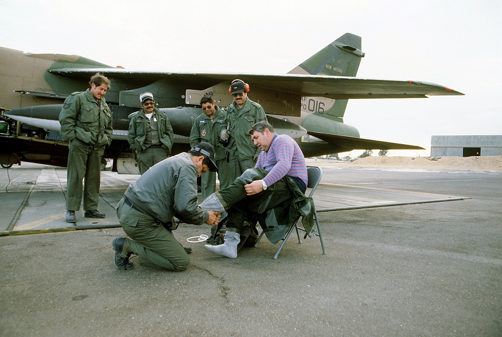 Exercise Bright Star '80, Bright Star 1980, USAF in Egypt, A-7D Corsair crews