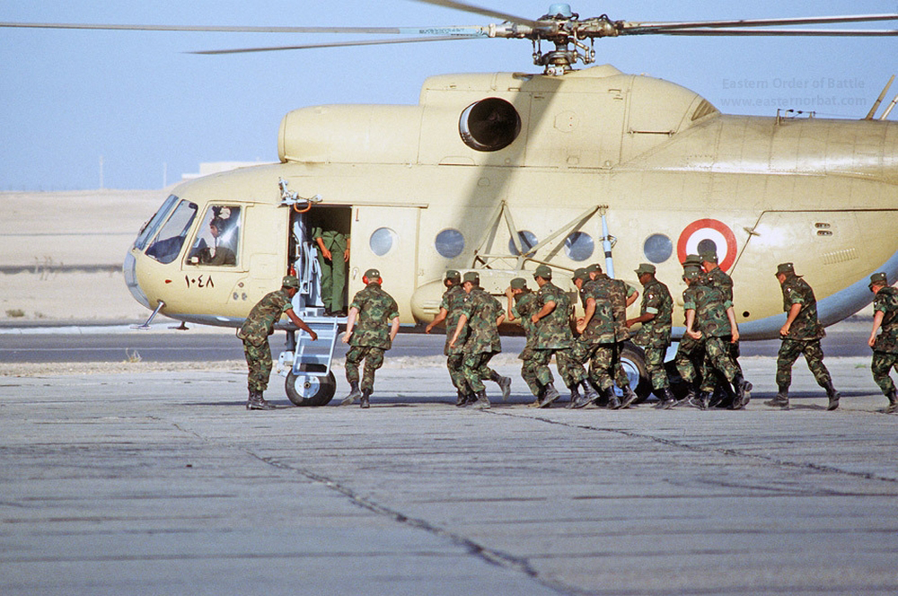 Exercise Bright Star '80, Bright Star 1980, USAF in Egypt, Mi-8T Hip-C