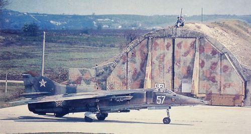 Bulgarian Air Force nuclear bomber MiG-23BN Flogger-H