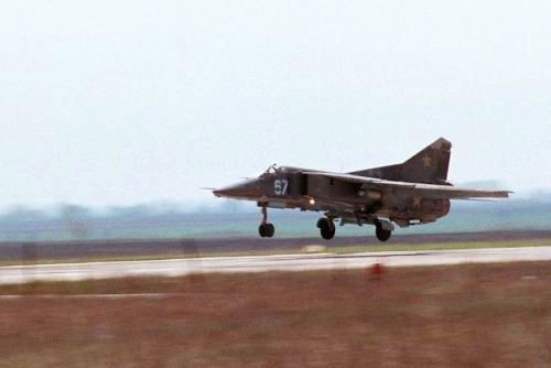 Bulgarian Air Force nuclear bomber MiG-23BN Flogger-H Bulgarian Air Force nuclear bomber MiG-23BN Flogger-H