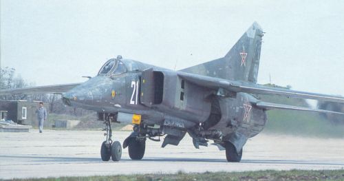 Bulgarian Air Force nuclear bomber MiG-23BN Flogger-H Bulgarian Air Force nuclear bomber MiG-23BN Flogger-H