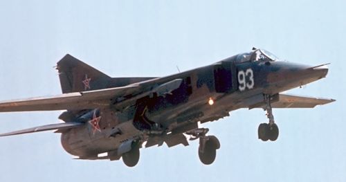 Bulgarian Air Force nuclear bomber MiG-23BN Flogger-H Bulgarian Air Force nuclear bomber MiG-23BN Flogger-H