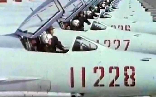 PLAAF Chengdu J-7II  MiG-21 Fishbed interceptors