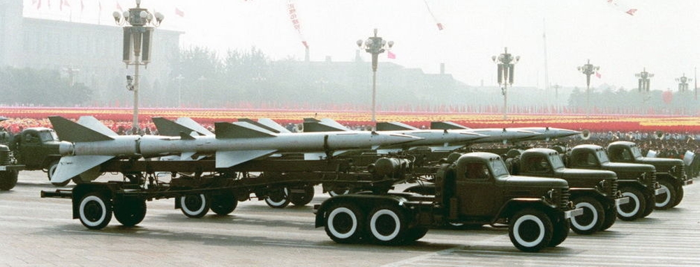 HQ-2 'SA-2 Guideline' anti-aircraft missiles