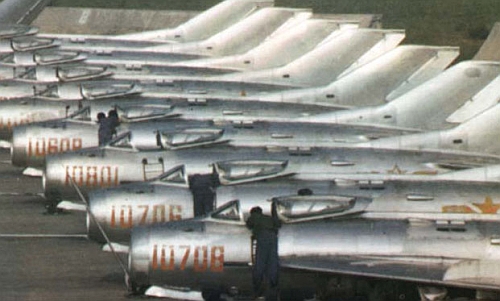 PLAAF Shenyang J-6 MiG-19S Farmer-C